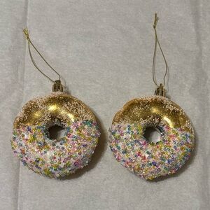 Sprinkle Doughnut Ornament Set